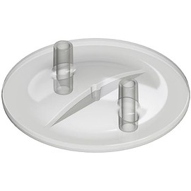 Kerbl Milking Bucket Lid Flat 16 x 20 mm Transparent 2 Spouts