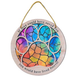 Paw Memorial Ornaments for Loss of Dog Sympathy Gift for Dog Cat Pet Memorial Gifts for Loss of Pet Cat Dog Bereavement Remembrance Gifts for Loss of Cat Dog Loss Passing Away Gifts for Cats Dogs