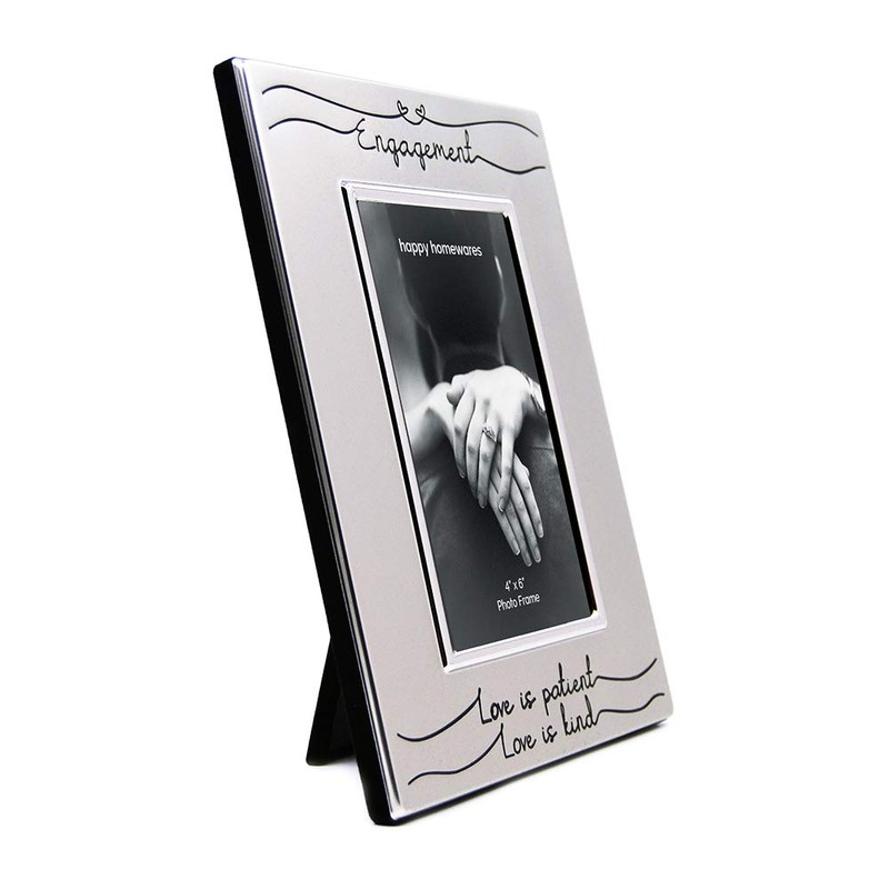 Haysom Interiors Beautiful Two Tone Silver Plated Engagement 4" x