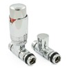 Realm Thermostatic Radiator Valve Set - Chrome Radiator Valves inc.