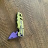 Custom powder coated Fastback - Color: Gloss black/teal