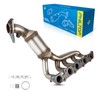 PHILTOP Front Catalytic Converter Kit Direct-Fit Compatible With GMC, Chevy,