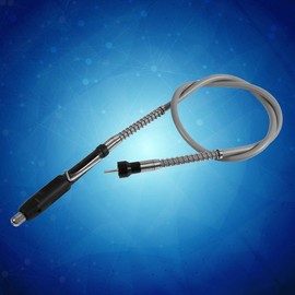 Hyuduo Extension Cord Flexible Shaft for Rotary Grinder Tool M8 Keyless Chuck Clamping Dia. 3.2mm