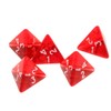 Yourandoll 10pcs Polyhedral Dice D4 Dice 4-Sided Dice for Dungeons