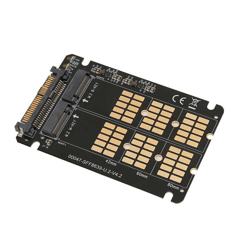 M.2 NVME SATA to U.2 Adapter Card NVME SATA Dual