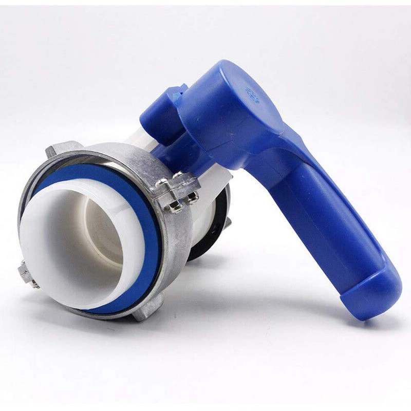 MACHSWON IBC Water Tank Butterfly Valve 62mm Valve Tap Anti-Corrosion