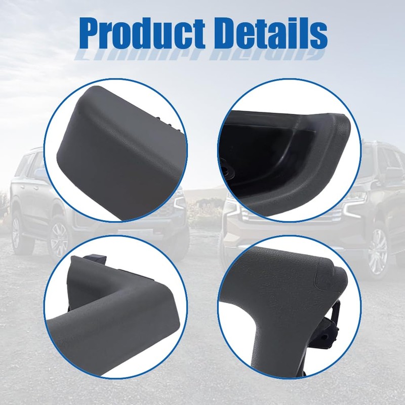 LONGKEES Front Door Armrest Handle FIT 1999–2006 Suburban, Tahoe, Yukon,