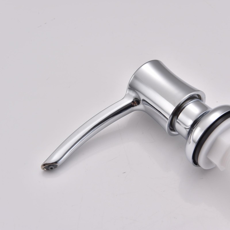 Chrome Soap Dispenser for Kitchen Sink, Built in Sink Soap