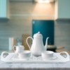 MDLUU Large Non-Slip Serving Tray with Handles, Food Serving Platter,
