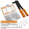 ISPINNER 225pcs Aluminum Blind Rivets Assortment Kit with Heavy Duty