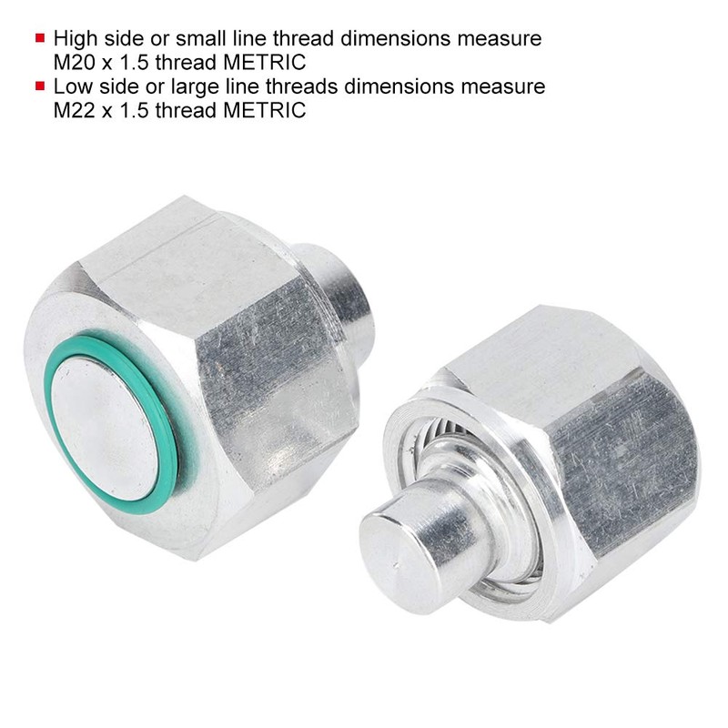 AC Block Off Kit, 2Pcs Rear A/C Block Off Kit