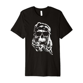 Lil Wayne Bandana Skull Premium T-Shirt