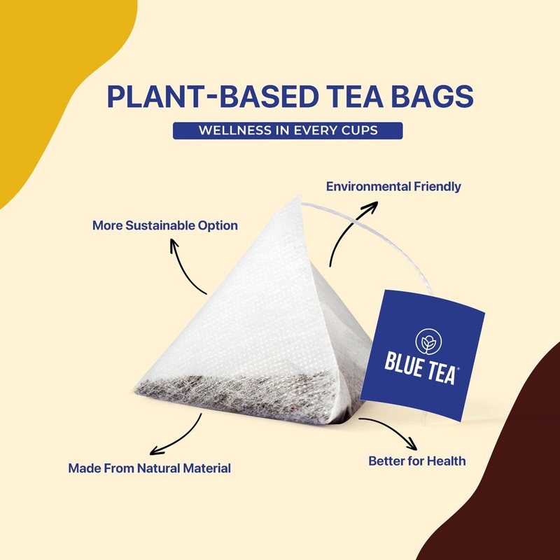 BLUE TEA - Turmeric Tea - Ashwagandha - 15 Count
