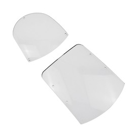 Rebacker Motorcycle ABS Windshield Quarter Fairing Kit for Sportster XL 883 1200 1988-2016 Dyna Models 1995-2005 FXR 1986-1994,Clear