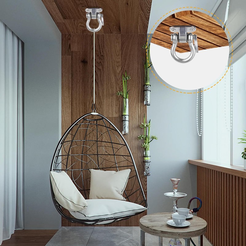 Awroutdoor Ceiling Hook Swing, Swing Hook, Hanging Hook with Screw