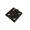 Metal Hinge 40 x 40 mm Black Folding Hinge Screw-On