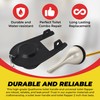 Qualihome Front Mount Brushed Nickel Toilet Handle Replacement Kit with