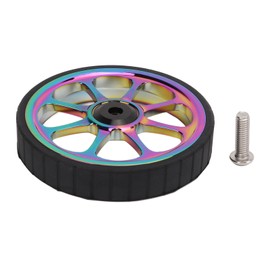 Aluminum Alloy Folding Bike Easy Wheel 82mm Widened Bearing Easy Wheel for Brompton 3sixty Folding BikeColorful