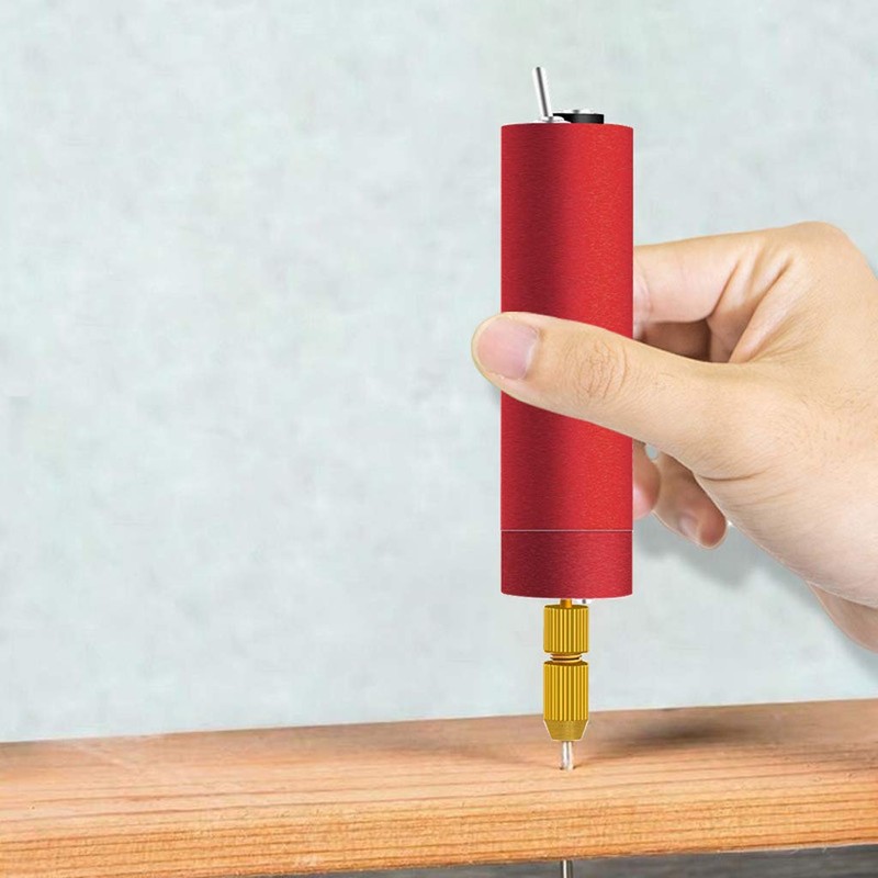 Portable Mini Hand Drill Micro Electric Aluminum Hand for Jewelry