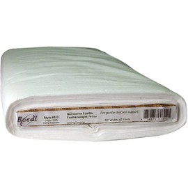 Bosal Featherweight interfacing, 20" X40, White