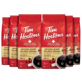 Tim Hortons Original Coffee, Fine Grind, Medium Roast, 300g/10.6oz., (6pk)