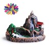 Mountain Waterfall Incense Burner, Resin Backflow Incense Holder with 60