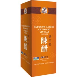 52USA Chinese Black Vinegar, 3 Years Mature Aged Black Rice Vinegar, Chinkiang Vinegar, Zhenjiang Vinegar, 16.9 fl. Non-GMO Project Verified Vinegar