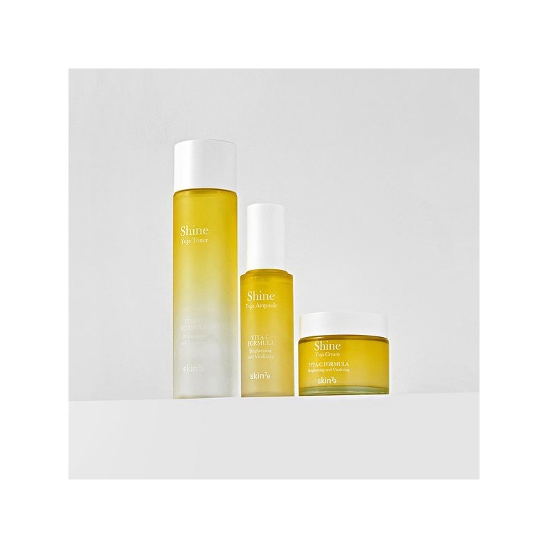 Skin79 샤인 유자 토너/앰플/크림 3종 SET Shine Yuja Toner/Ample/Cream 3-Set