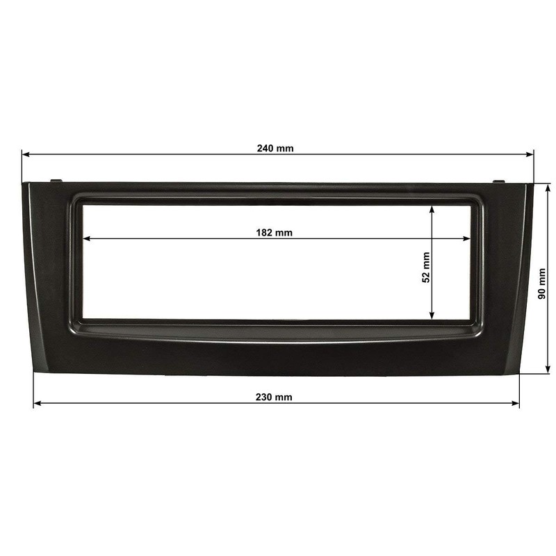 Fascia for Fiat Grande Punto type 199 2005 to 2009