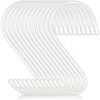 DINGEE 12 Pack 6 Inch S Hooks,Large S Hook Vinyl