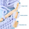 Wooden Crochet Hooks, 25mm Wooden Handle Crochet Hook Bamboo Knitting