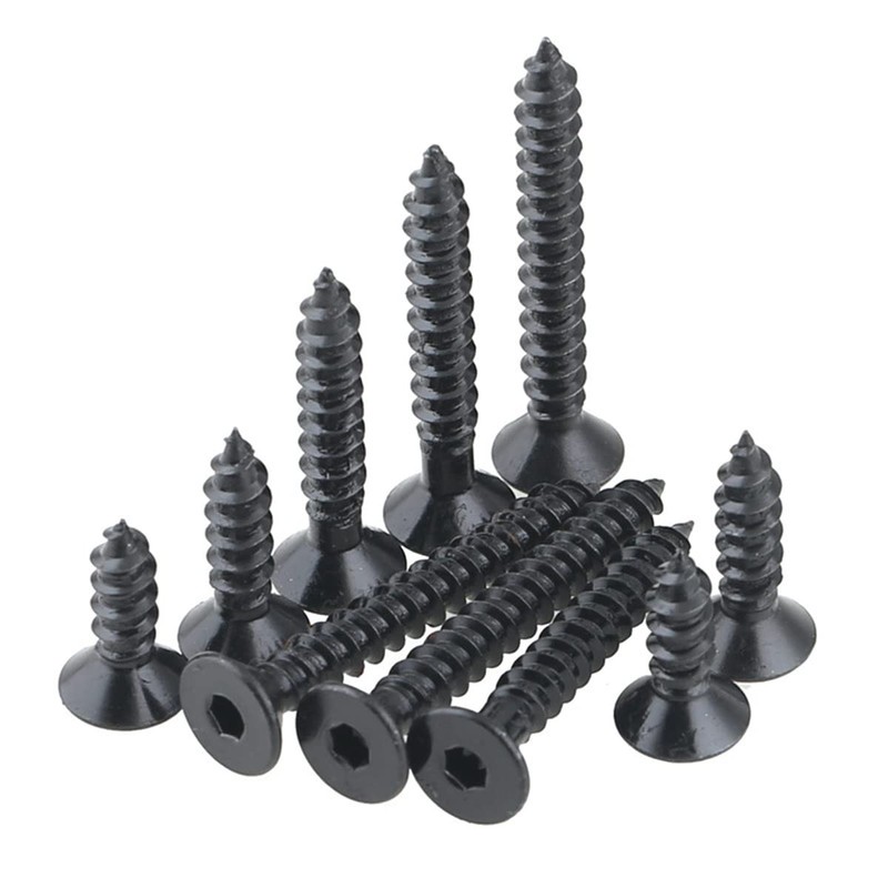 MACHSWON 50 PCS Hex Head Screw Bolts M5*25mm Carbon Steel
