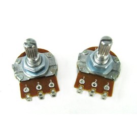 6-pack 1MOhm (1000KOhm) Bourns Audio-Taper Potentiometer - for Guitar Volume controls & more