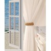 Braided Outdoor Curtain Tiebacks for Drapes, Rustic Curtain holdbacks 4