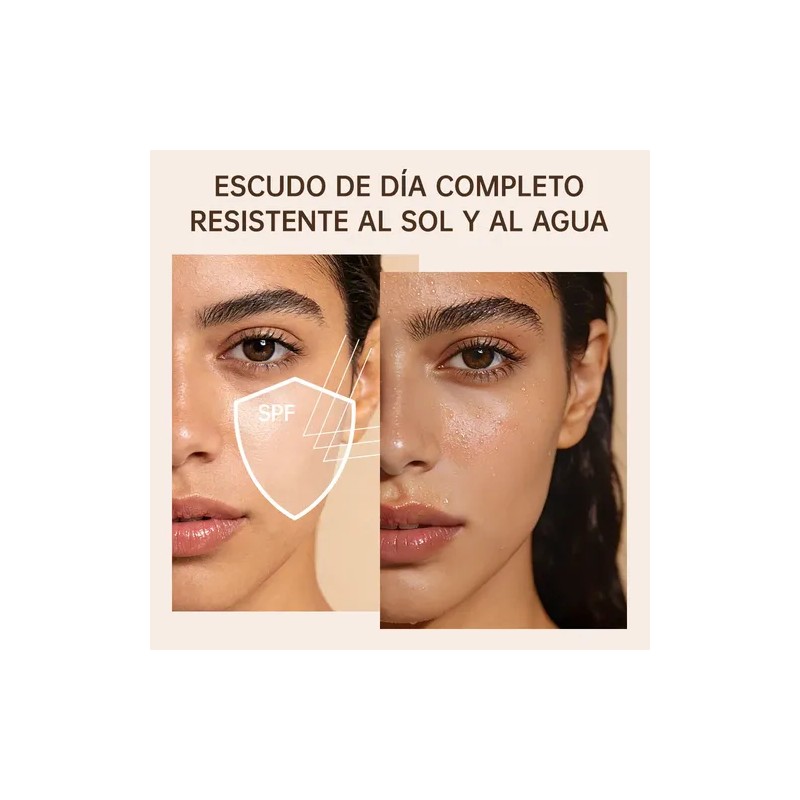 Lanisty Base De Maquillaje 4 En 1 Color Beige Adaptable