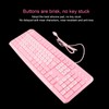 Keyboard USB Wired UltraThin Cute Cartoon for Home Office Laptop