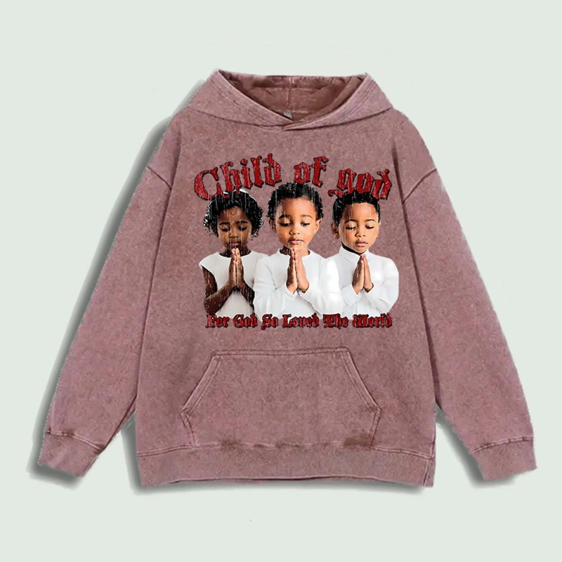 Child of God Graphic Hoodie 100% Cotton US Warehouse 6