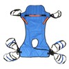 Patient Full Body Lift Sling Royalblue Head Support Toileting Transfer