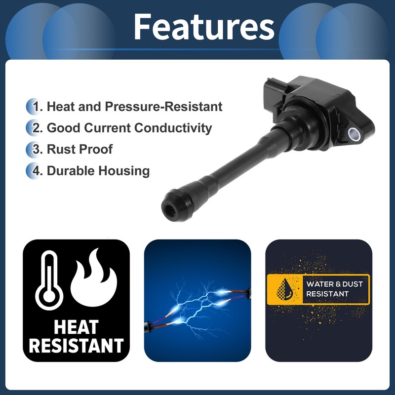 INFINAUTO Ignition Coil Pack No. 224481KT0A for Nissan Cube 2009-2014