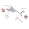 NearMoon Adjustable Shower Arm Universal Connection, Extension Arm, Adjust Angle