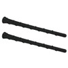 TEBOCR 8'' Harley Short Antenna Mast Spiral Antenna Flexible Rubber