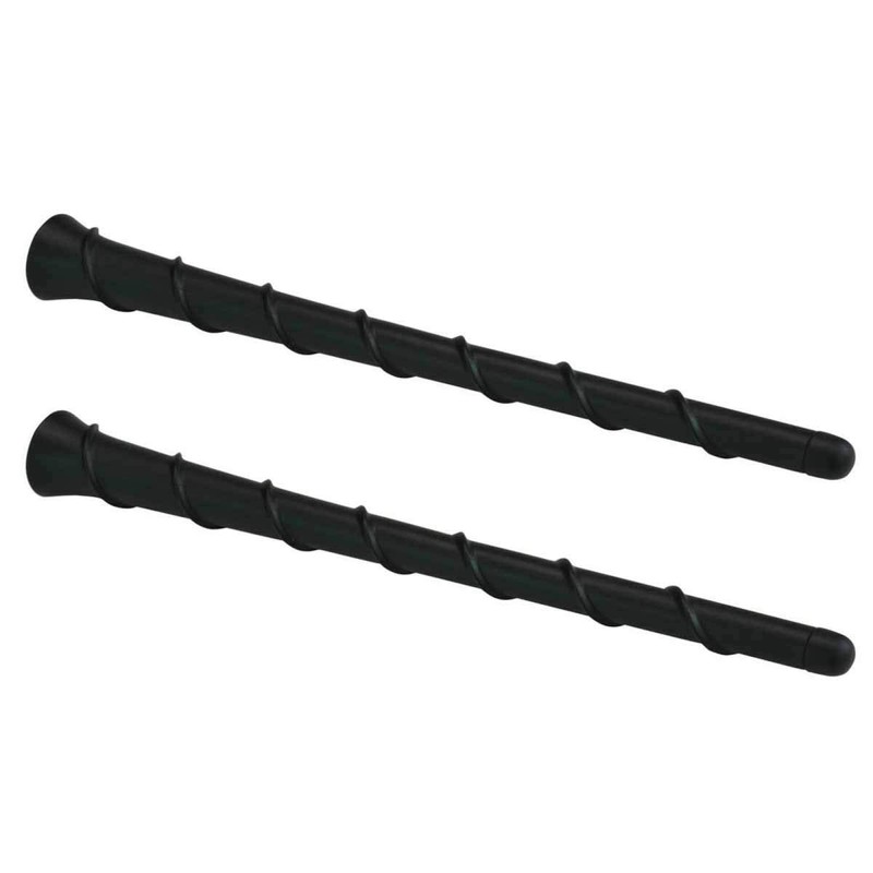 TEBOCR 8'' Harley Short Antenna Mast Spiral Antenna Flexible Rubber