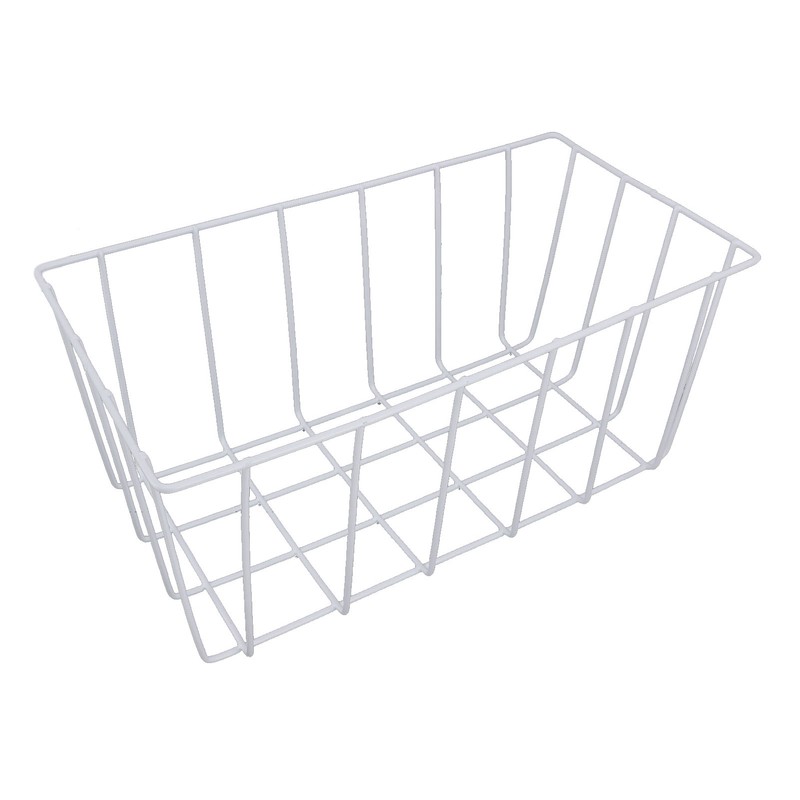 Freezer Storage Basket Refrigerator Divider Organizer Bin Metal Wire Separation