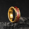 King Will Tungsten Wedding Bands 8mm Men Wedding Ring Inlay