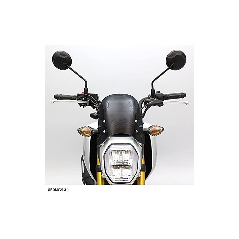 ENDURANCE GROM XJL26P642S1 Motorcycle Meter Visor Set Smoke + Mounting