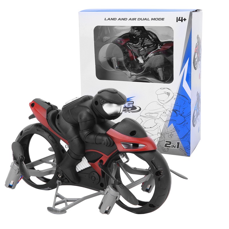 Stunt Motorcycle Toys 2 In 1 Land Air Fly Motorcycle