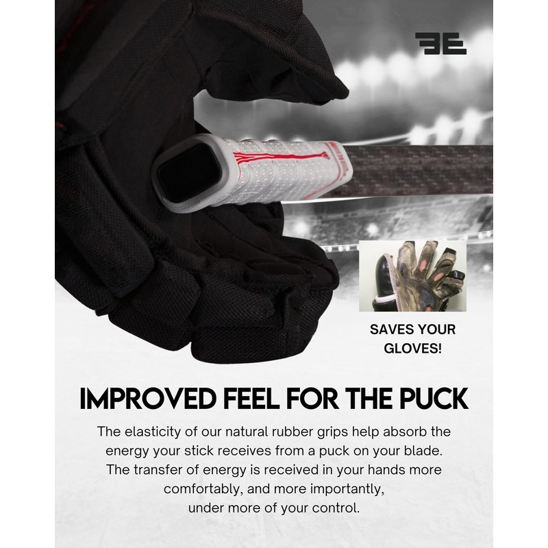 Buttendz Fusion Z Hockey Stick Replacement Grip - Reusable Design
