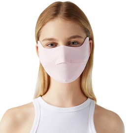 UV Face Cover UPF 50+ Women Breathable Face Covering Protection Sunscreen Mask SLN3M072 (Pink)