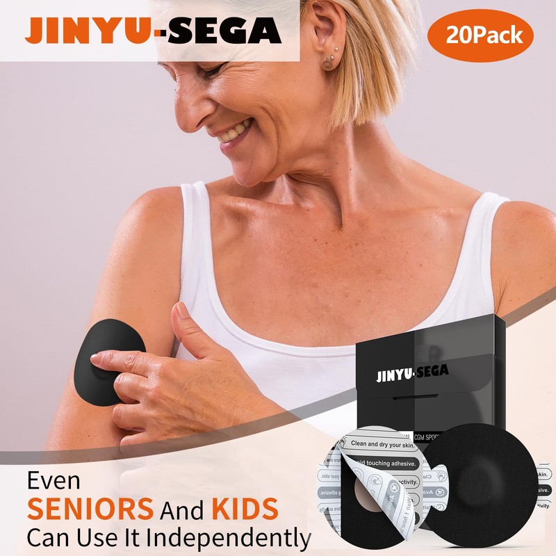 Sensor Covers for Libre 3 Waterproof - 20pcs Adhesive Patches