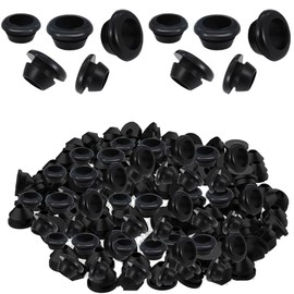 Pack of 50 Rubber Cable Grommet Rubber Grommets for Cable Grommets Cable Grommets Rubber Plugs ID4 mm ID 6 mm ID 8 mm ID10 mm ID12 mm for Wire and Cable Protection